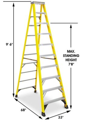 10 feet outlet step ladder