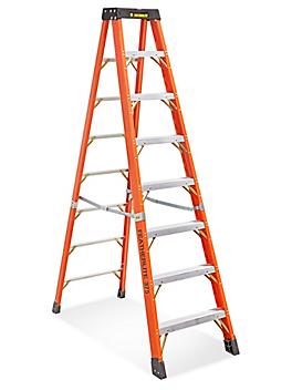 Heavy Duty Fiberglass Step Ladder - 8' H-5627