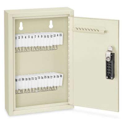 Key Cabinet - 4 Wheel Combo Lock, 30 Key H-5646 - ULINE
