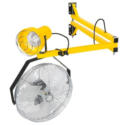 Dock Light with Fan - Screw-In Flood Lamp, 60" H-5653