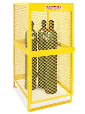 Vertical Gas Cylinder Locker - Assembled, 10 Cylinder Capacity H-5656