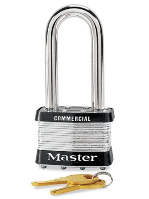 Master Lock® Brass Padlock - Keyed Alike, 1 3/16 Shackle H-6718 - Uline