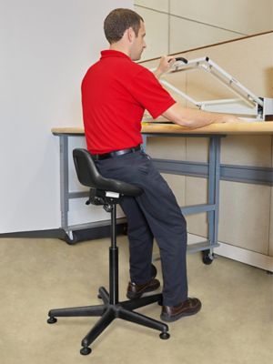 Uline Work Stool - Polyurethane