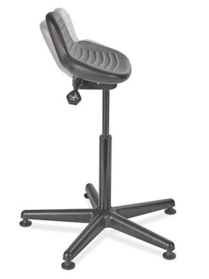 Fabric Office Stool - Black H-7589BL - Uline