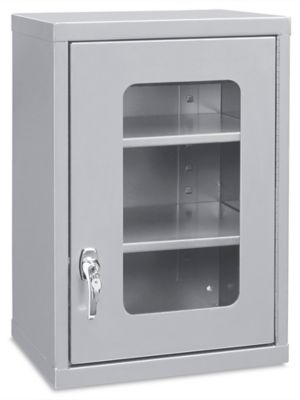 Wall-Mount Cabinet - Clear-View, 18 x 14 x 27", Gray H-5697GR