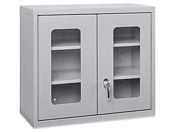 Wall-Mount Cabinet - Clear-View, 30 x 14 x 27", Gray H-5698GR