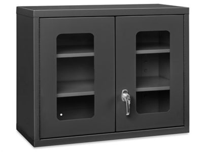 Wall-Mount Cabinet - Clear-View, 36 x 14 x 27", Black H-5699BL