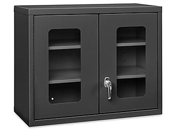Wall-Mount Cabinet - Clear-View, 36 x 14 x 27", Black H-5699BL