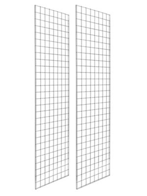 Gridwall Panels - 2 x 7', Chrome H-5702C