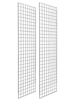 Gridwall Panels - 2 x 7', Chrome H-5702C