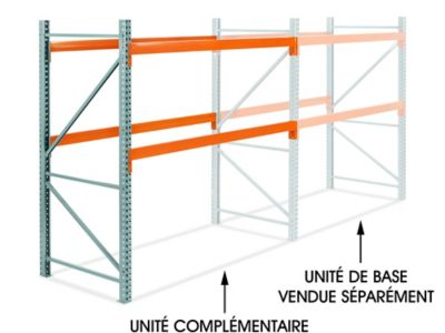 Add-On Unit for Pallet Rack - 96 x 48 x 96" H-5716-ADD