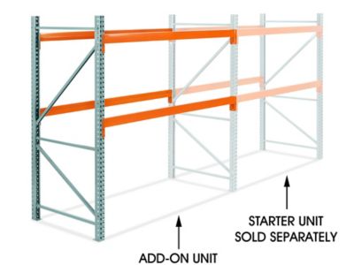 Add-On Unit for Pallet Rack - 96 x 48 x 96" H-5716-ADD