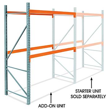 Add-On Unit for Two-Shelf Pallet Rack - 96 x 48 x 120" H-5718-ADD