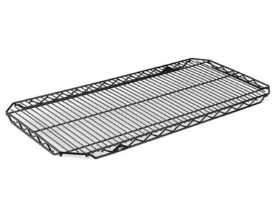 Tablettes supplémentaires en fil de métal à réglage rapide – 36 x 18 po, noir