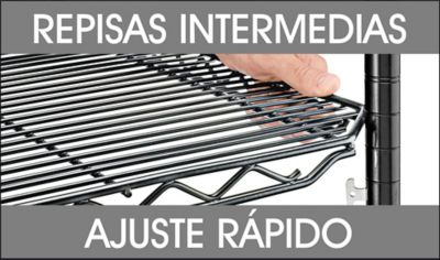 Repisas de Alambre de Ajuste Rápido