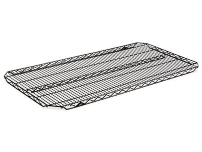 Tablettes supplémentaires en fil de métal à réglage rapide – 48 x 24 po, noir
