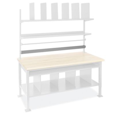 Deluxe Workstation Bin Rail - 72