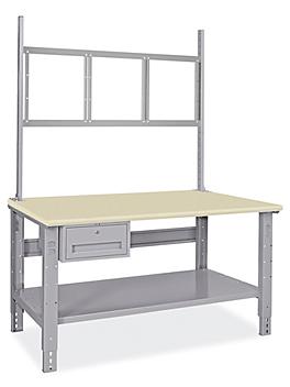 Deluxe Workstation Starter Table - 60 x 36", ESD Top H-5769-ESD