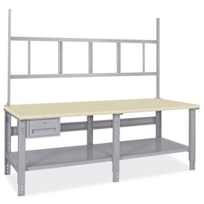 Deluxe Workstation Starter Table - 96 x 36", ESD Top H-5771-ESD