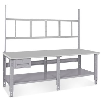 Mesa para Trabajo en Equipo - Estación para Trabajar de Pie H-8259 - Uline