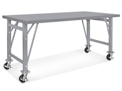  Mobile Steel Assembly Table - 72 x 36"