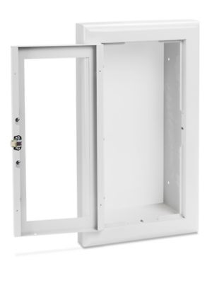Steel Fire Extinguisher Cabinet - Semi-Recessed, 2 1/2 - 5 lb H
