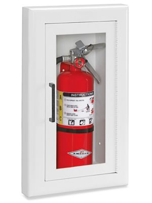 Fire Extinguisher Cabinet - Semi-Recessed, 2 1/2 - 5 lb