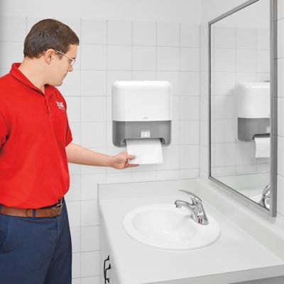 Tork® Intuition® Automatic Roll Towel Dispenser - Plastic, White H