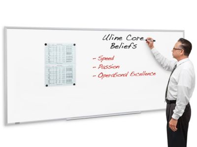 Magnetic Steel Dry Erase Board - 8 x 4' H-5830