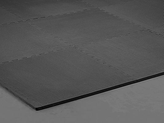 Foam Floor Tiles - 24 x 24, 5/8 thick, Black H-5833 - Uline