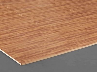 Foam Tiles Rustic Medium Wood Grain 24 in. W x 24 in. L Foam Home  Interlocking Floor Tile (58.12 sq. ft.) (Case of 15)