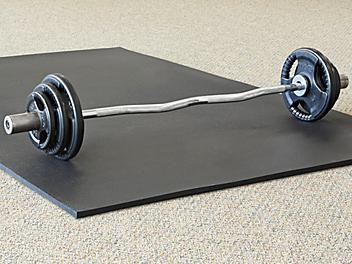 Rubber Gym Mat - 3/4" thick, 4 x 6' H-5856