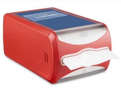 Tork® Xpressnap® Counter Napkin Dispenser Red H5858R Uline