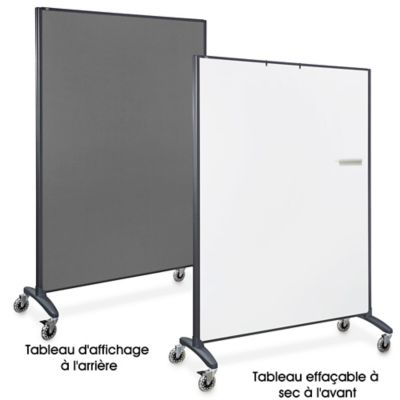 Dry Erase/Bulletin Board Partition - 4 x 6' H-5861