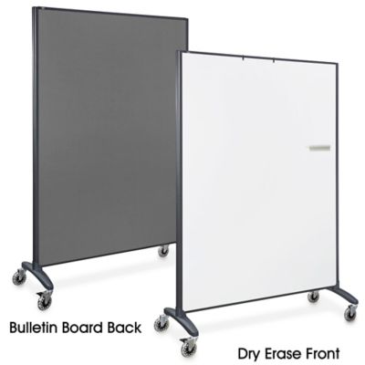 Dry Erase/Bulletin Board Partition - 4 x 6'