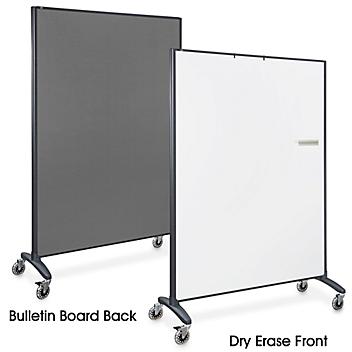 Dry Erase/Bulletin Board Partition - 4 x 6' H-5861