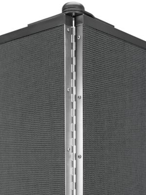 Portable Room Dividers - 11 Panels, 6', Black H-5863BL - Uline