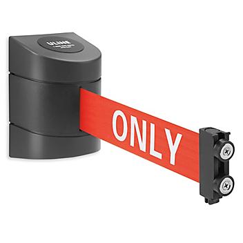 Uline Magnetic Retractable Barrier - "Authorized Access Only", 15' H-5875AUTH