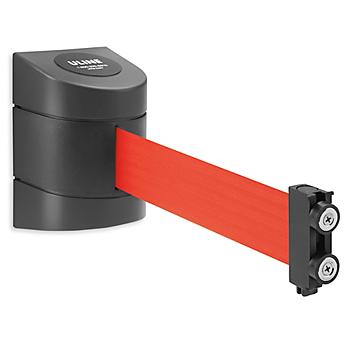 Uline Magnetic Retractable Barrier - Red, 15' H-5875R