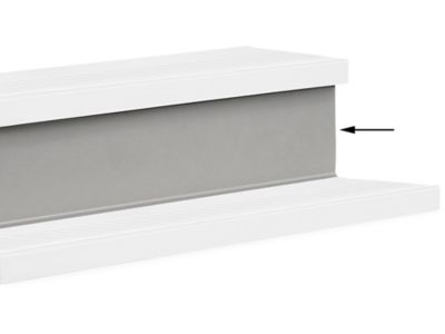 Stair Tread Risers - Rubber, 36 x 7", Gray H-5883GR