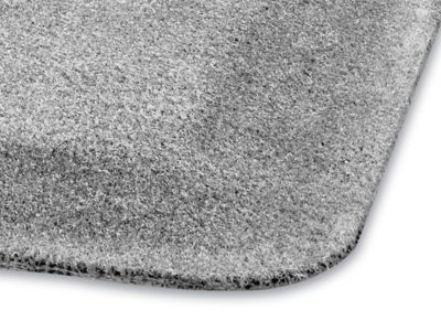 Tapis de caisse en moquette – 1 po d'épaisseur, 2 x 3 pi, gris H