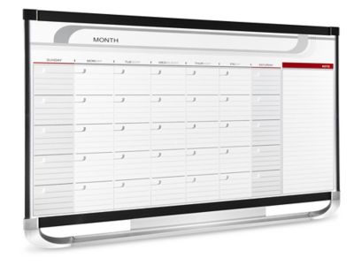 Dry Erase Calendar 1 Month, 3 x 2' H5919 Uline