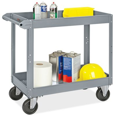  Steel Push Cart - 34 x 16 x 32"
