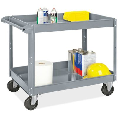  Steel Push Cart - 40 x 24 x 32"