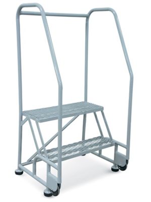 2 Step Tilt and Roll Ladder - Gray H-6069GR