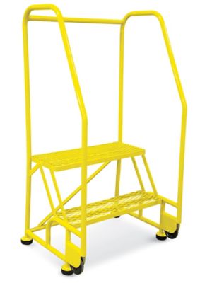 2 Step Tilt and Roll Ladder - Yellow H-6069Y