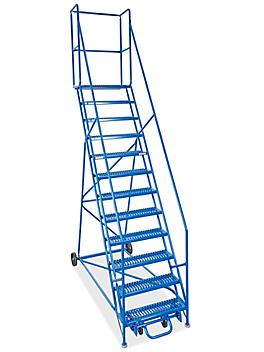 12 Step Grip Step Ladder with 15" Top Step H-6072