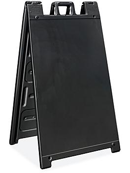 Standard Plastic A-Frame Sign - Black H-6104BL