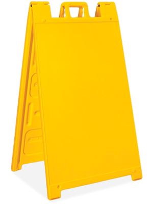 Plastic A-Frame Sign - Standard, 24 x 36", Yellow H-6104Y