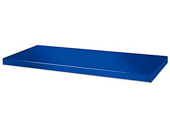 Additional Shelf for Welded Security Cart - 48 x 24", Blue H-6128BLU-A